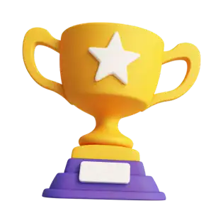 Trophy icon representing smart lock reliability and performance